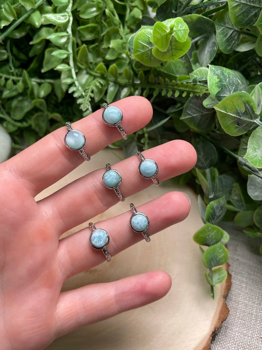 Larimar Adjustable Ring