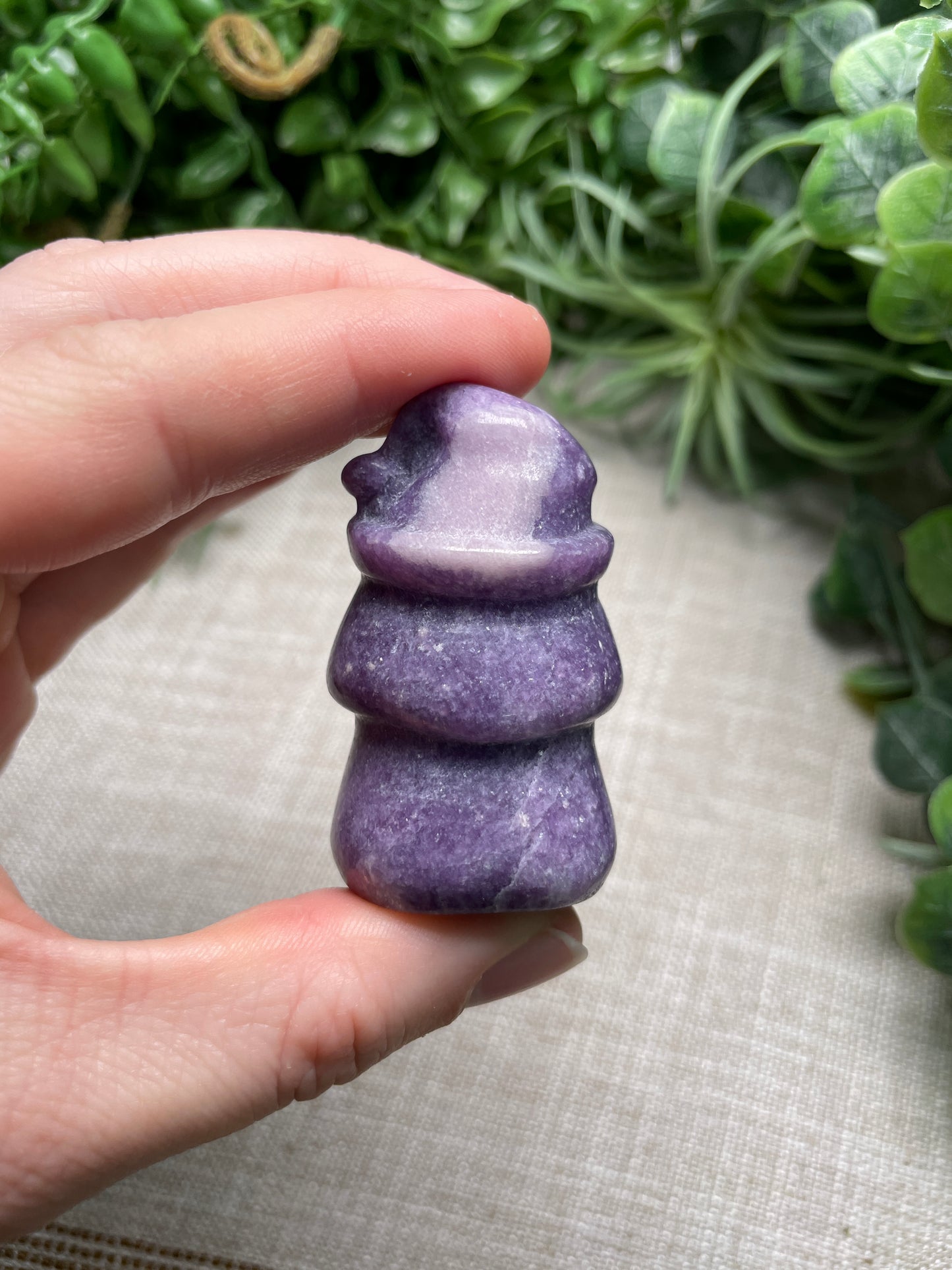 Lepidolite Chibi Penis with Winter Hat