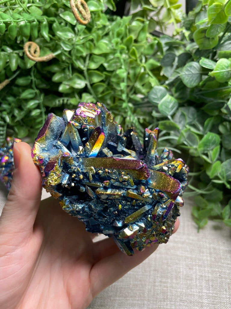 Titanium Plated Quartz Cluser