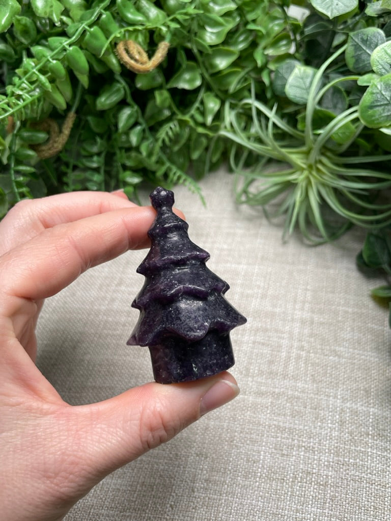 Lepidolite Christmas Tree