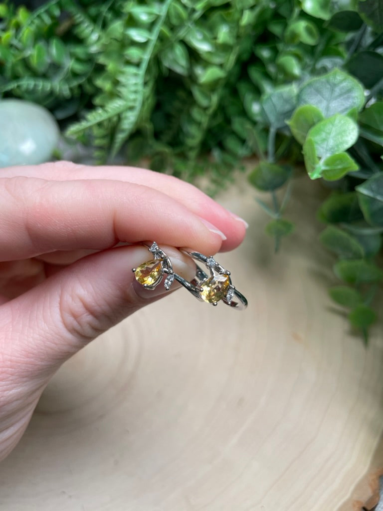 Citrine Adjustable Ring