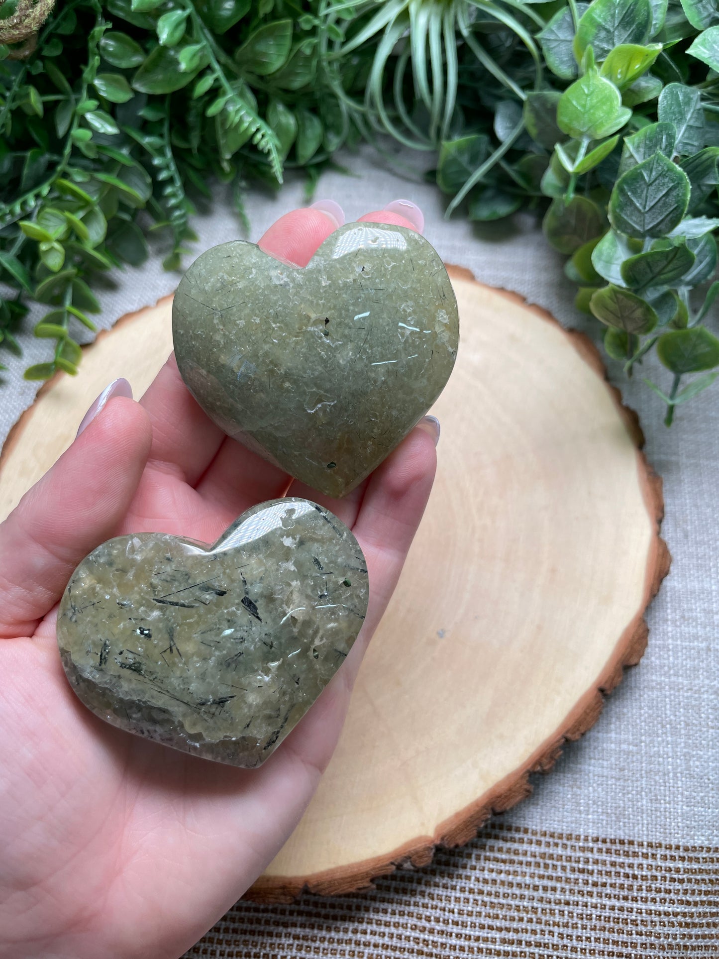 Prehnite Heart