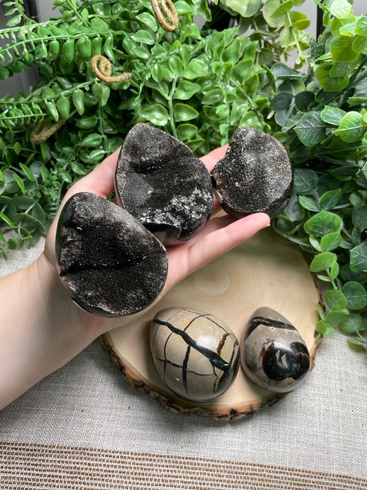 Druzy Septarian Egg