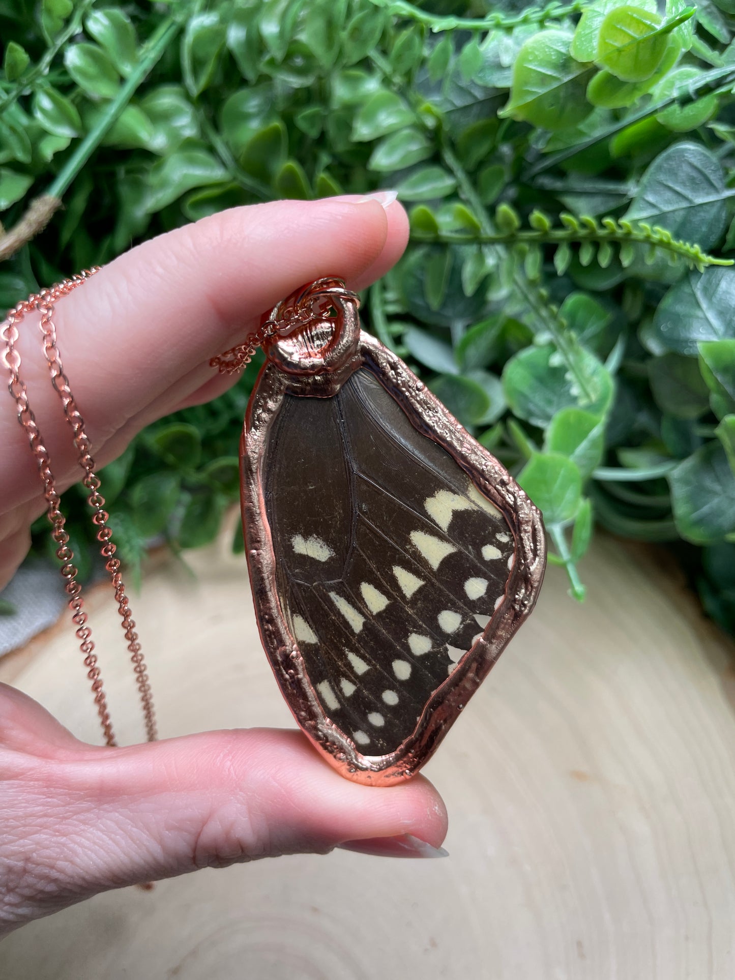 Labradorite Butterfly Wing Necklace