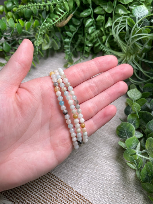 Amazonite 4mm Beaded Bracelet