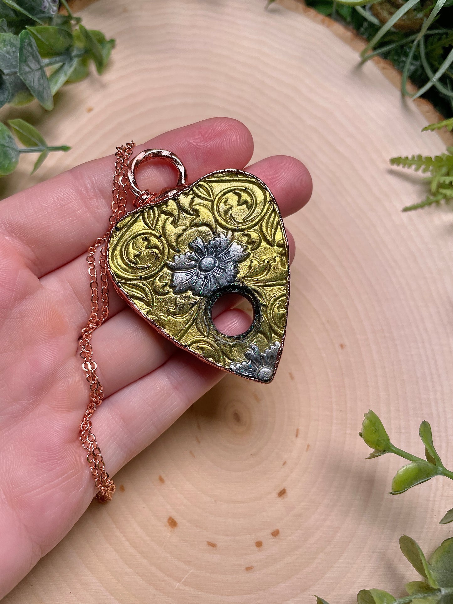 Golden Planchette Necklace