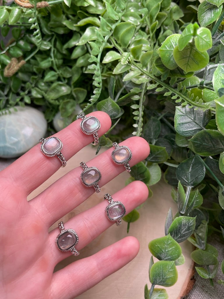 Labradorite Adjustable Ring