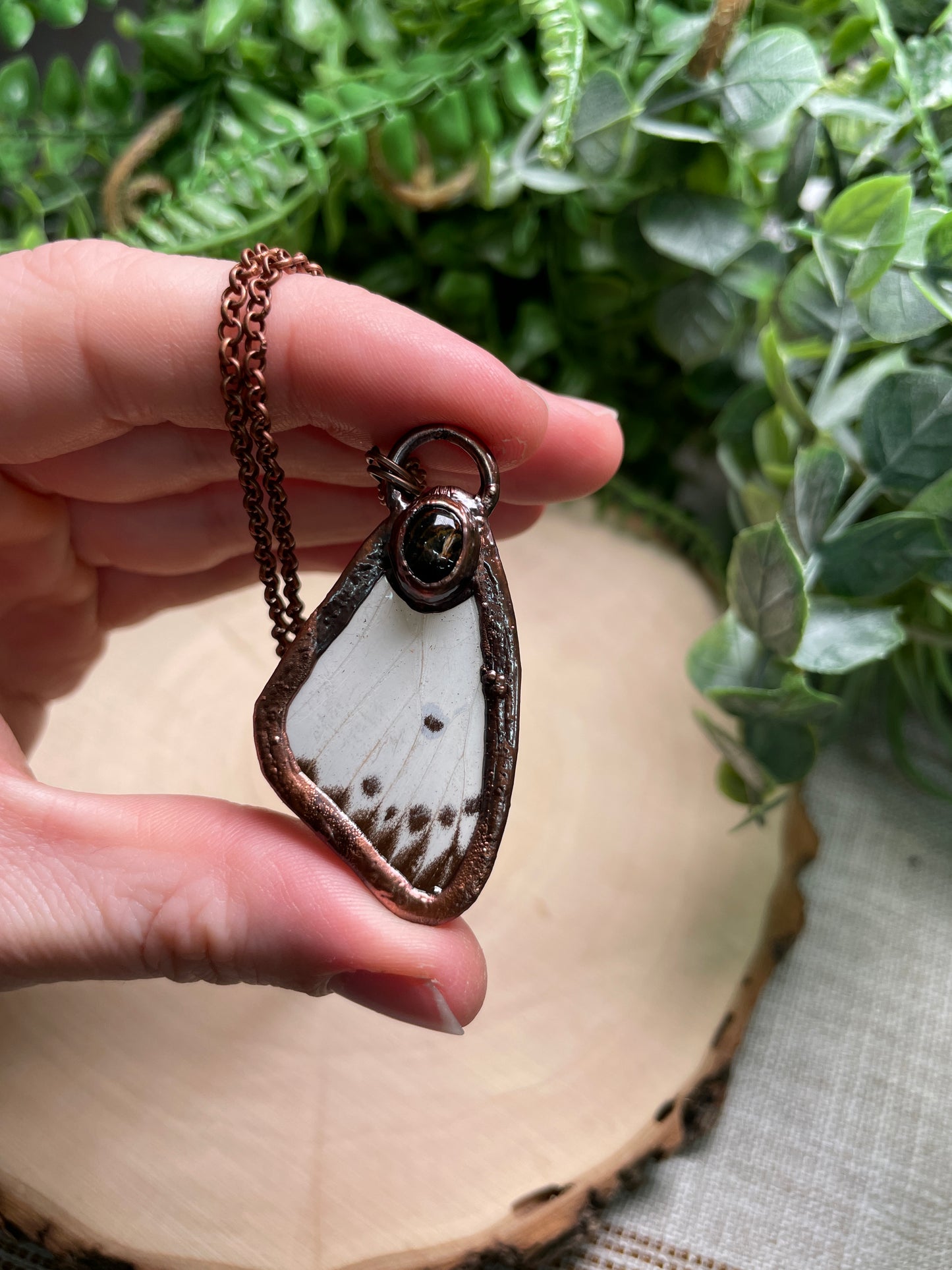 Pietersite Butterfly Wing Necklace