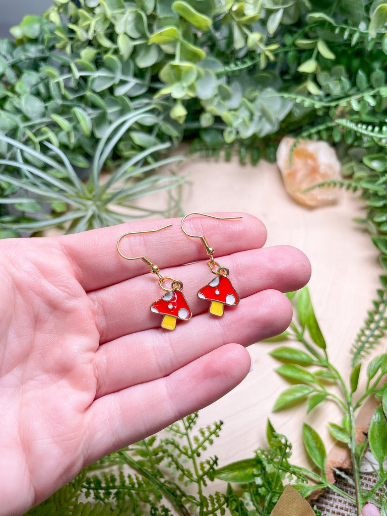 Mushroom Earrings