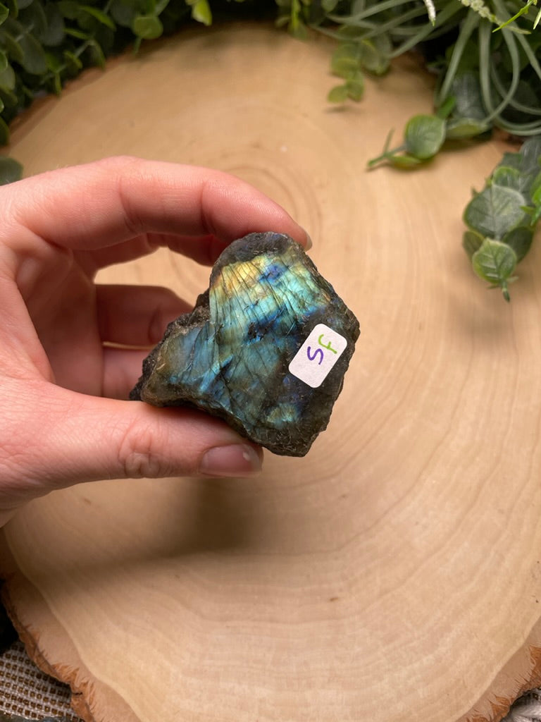 Labradorite Half-Polished Slab