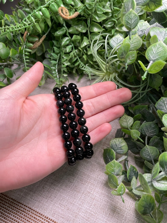 Rainbow Obsidian 8mm Beaded Bracelet