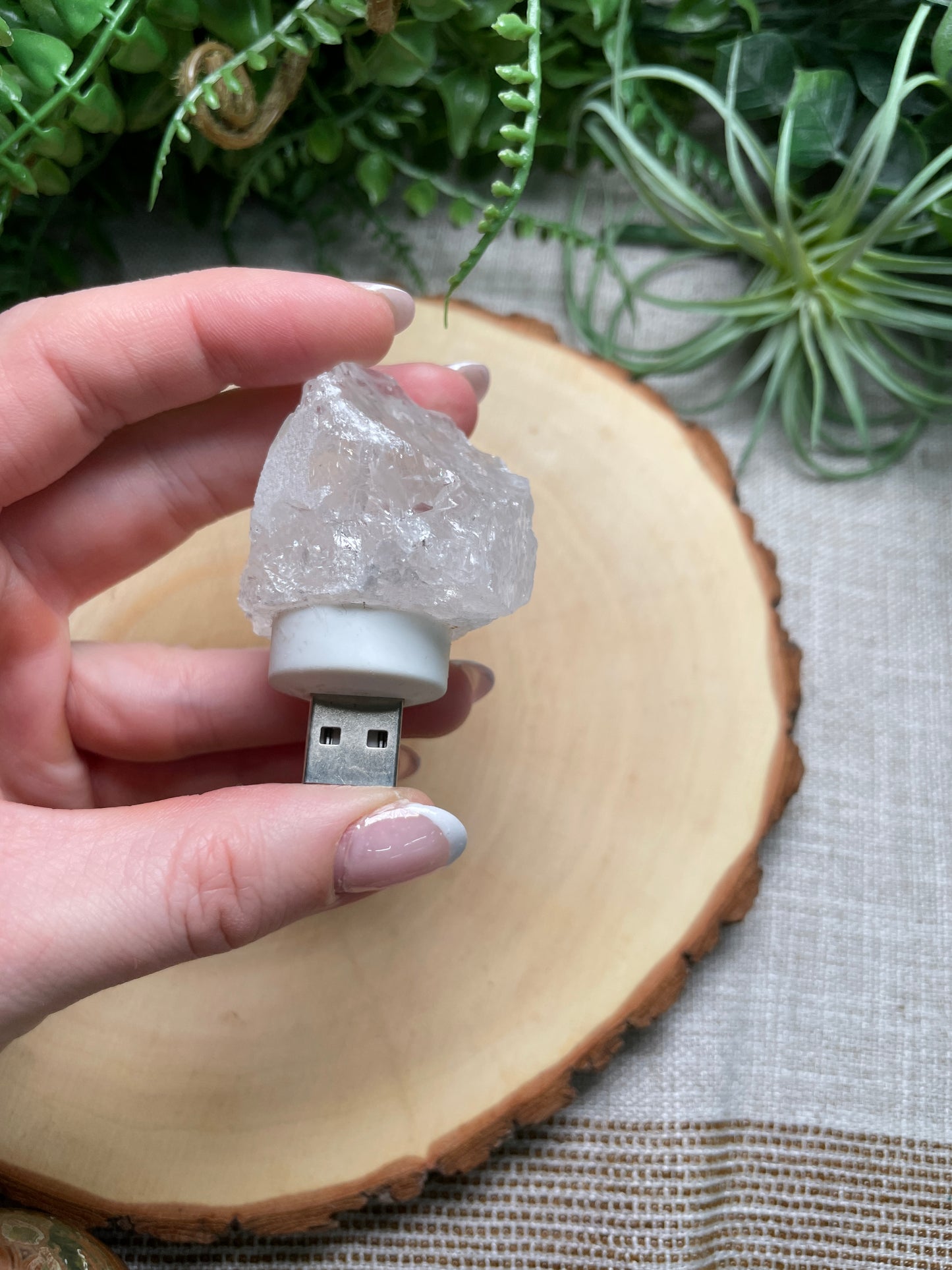 Crystal Night Light for USB Port