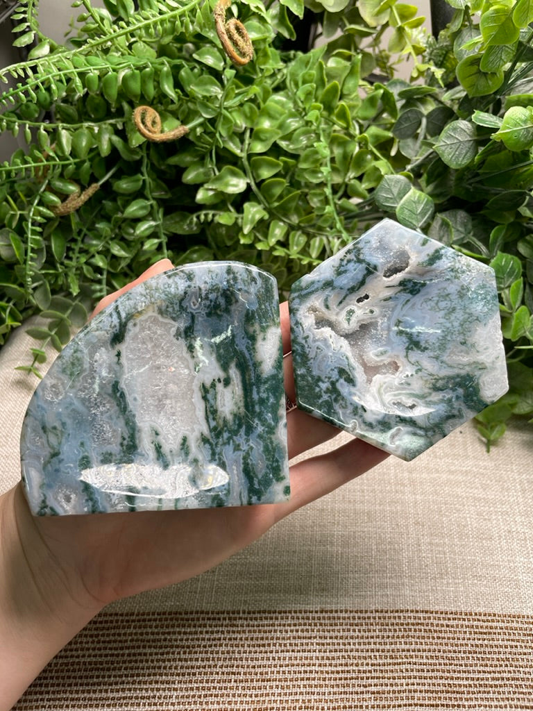 Moss Agate Bowl