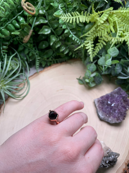 Garnet Ring Size 4