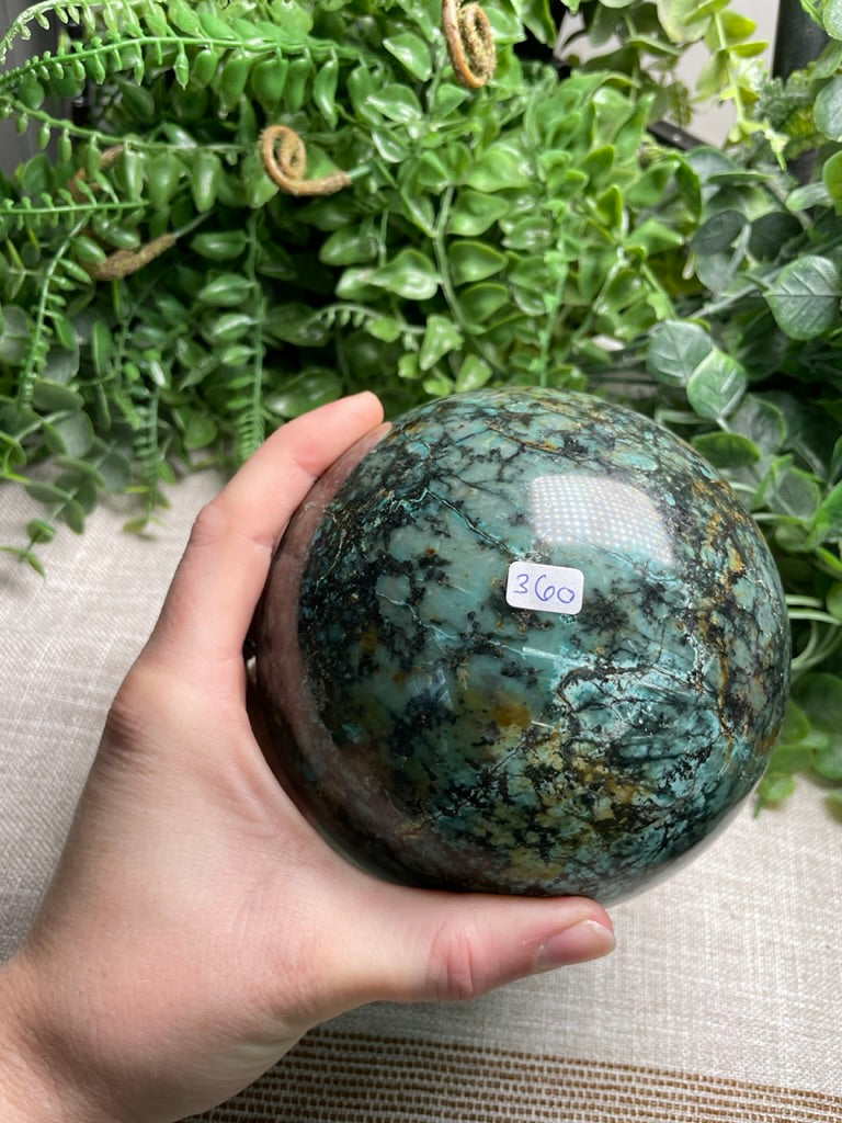 XL Chrysocolla Sphere