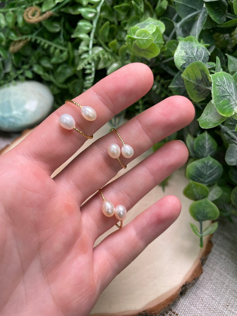 Freshwater Pearl Adjustable Ring