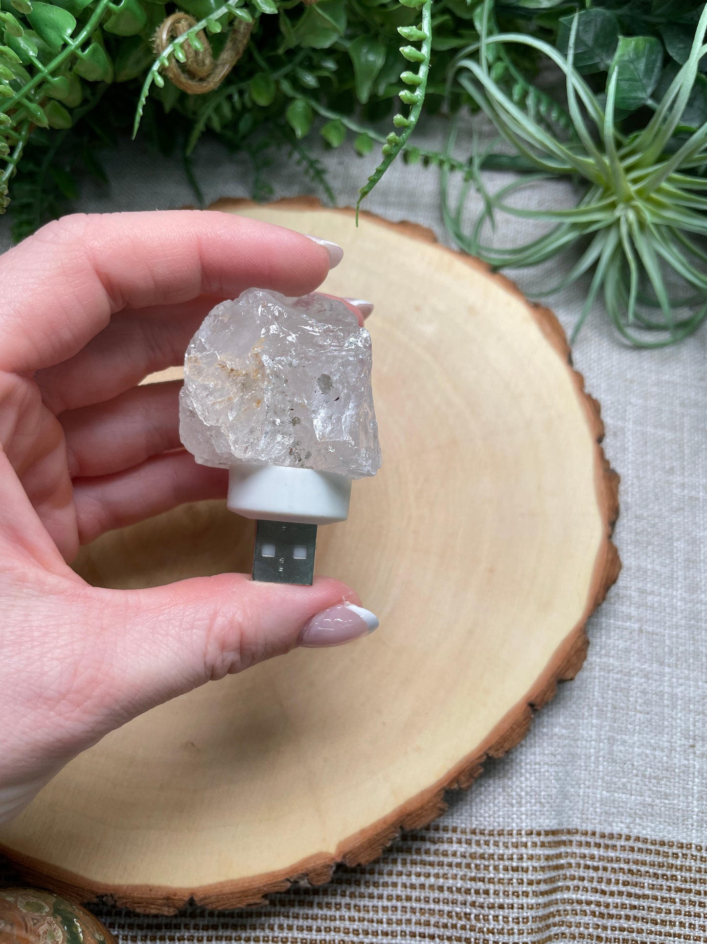 Crystal Night Light for USB Port