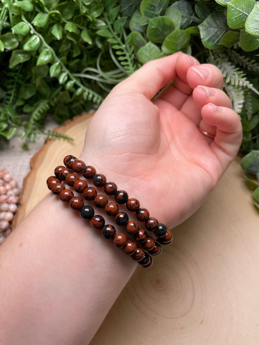 Red Obsidian Bracelet