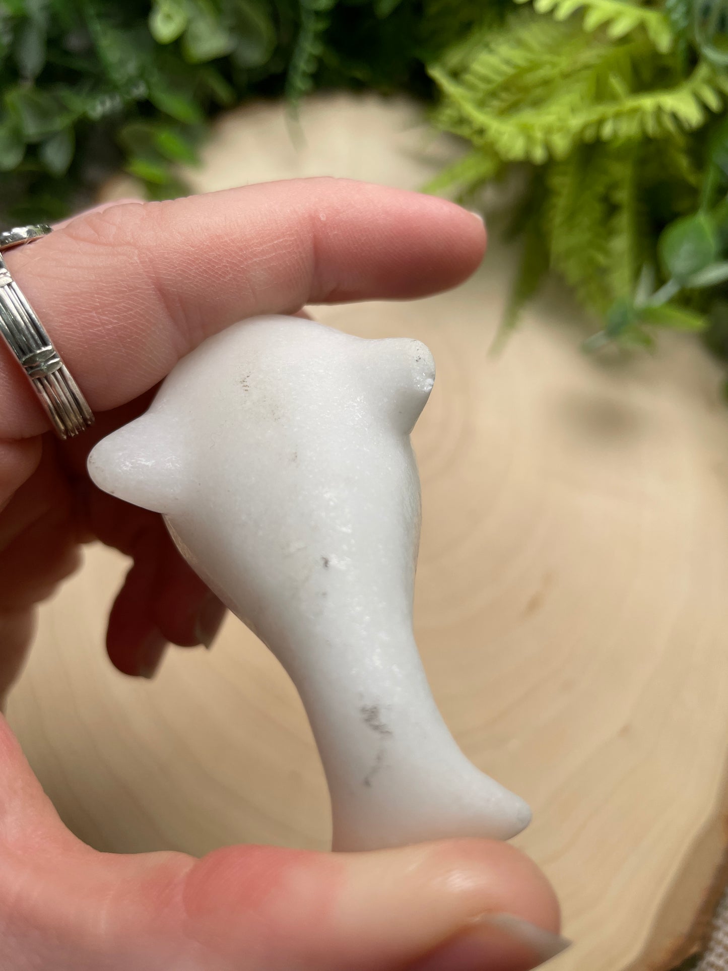 Synthetic White Jade Whale