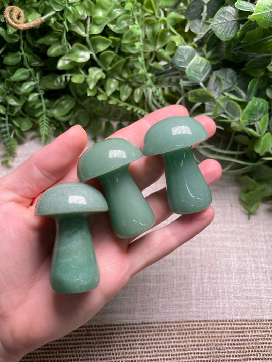 Green Aventurine Mushroom