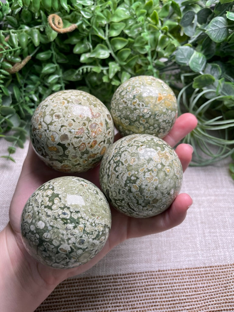 Rainforest Jasper Sphere