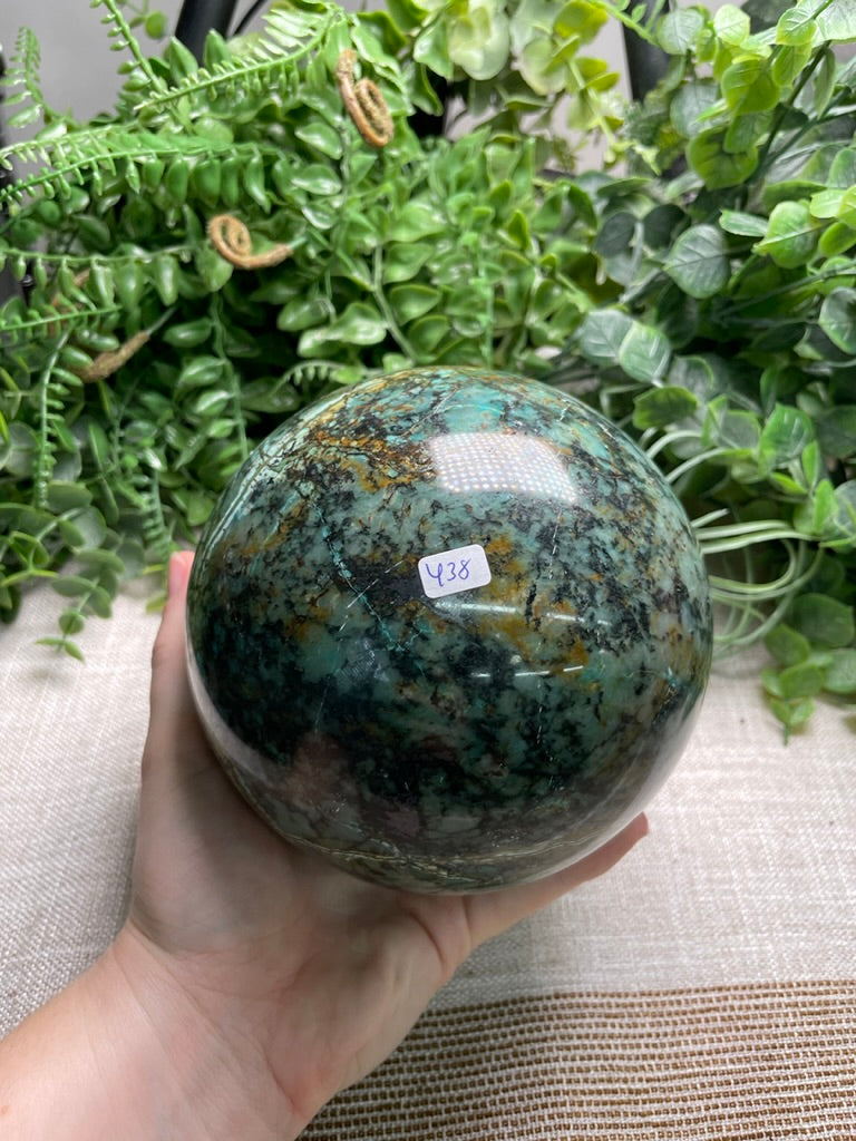 XL Chrysocolla Sphere