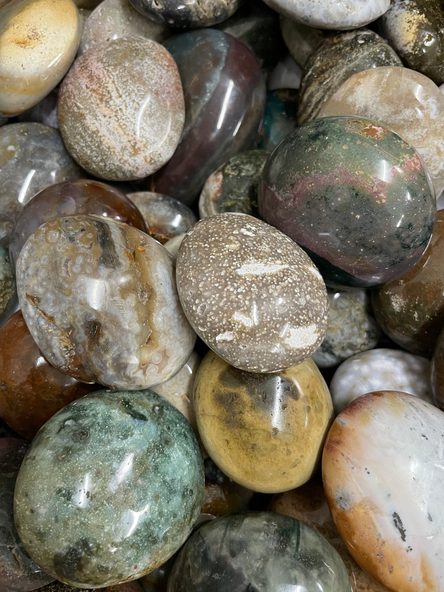 Ocean Jasper Palm Stone