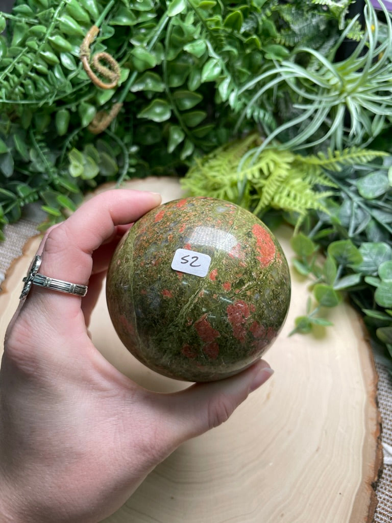 Unakite Jasper Sphere