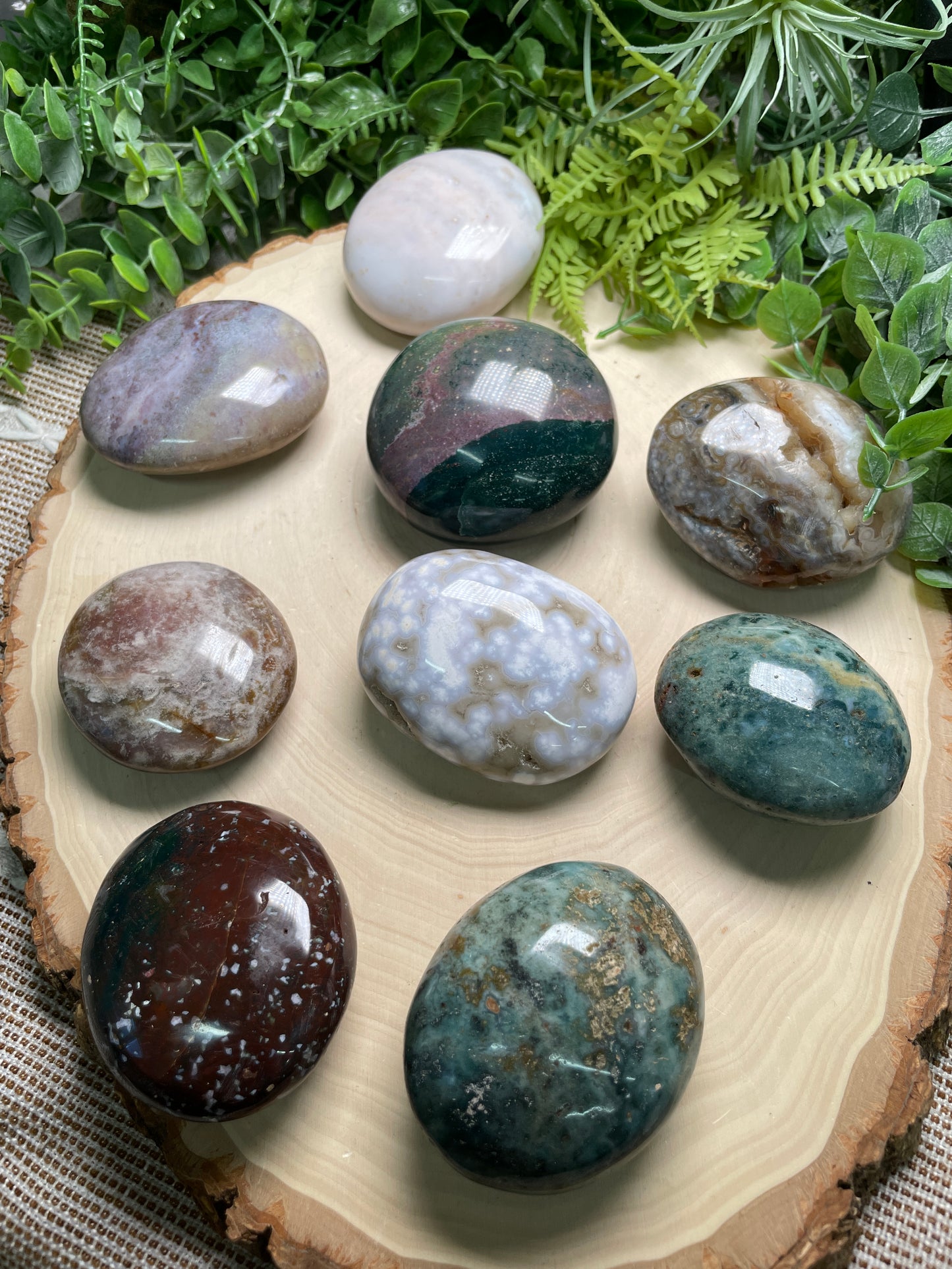 Ocean Jasper Palm Stone