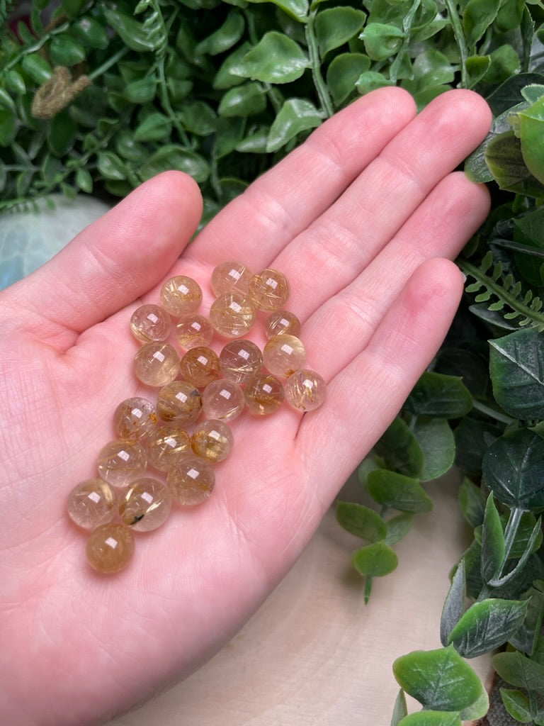 Golden Rutile Quartz Sphere