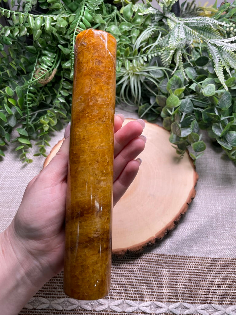 Golden Healer Quartz Cylinder