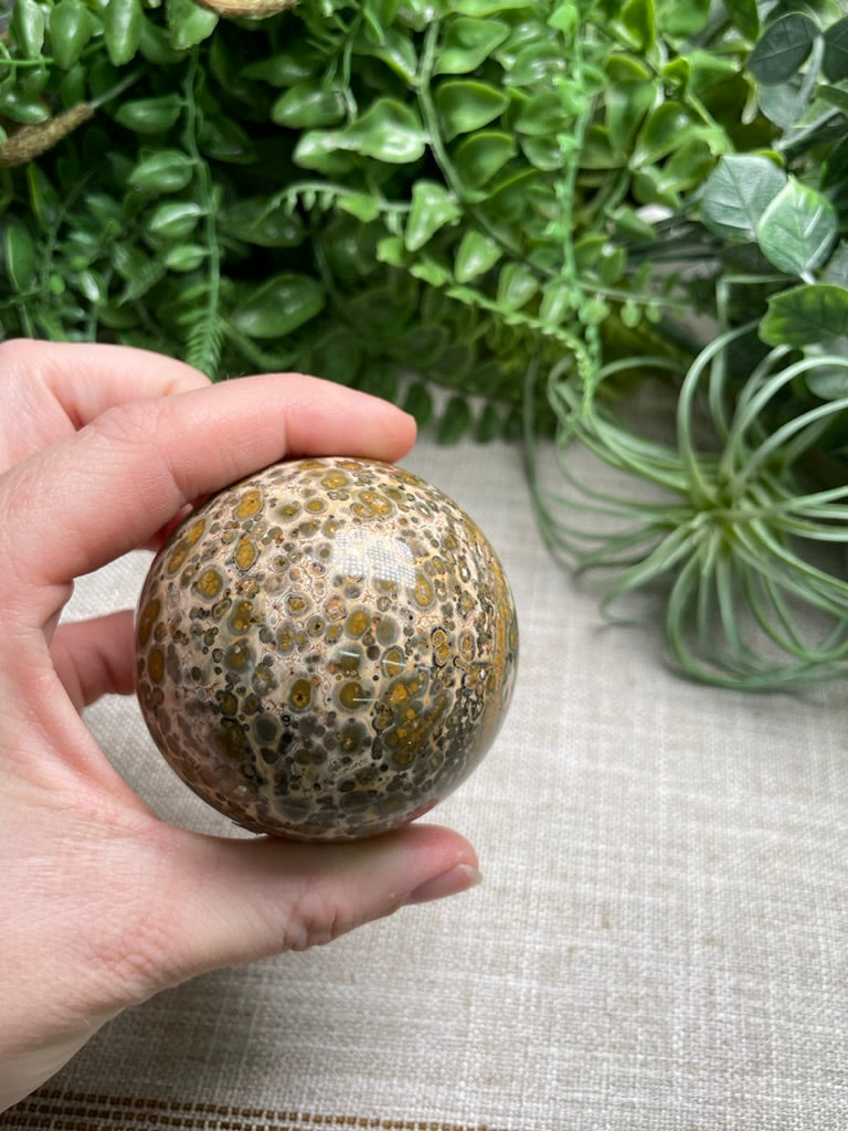 Leopard Skin Jasper Sphere