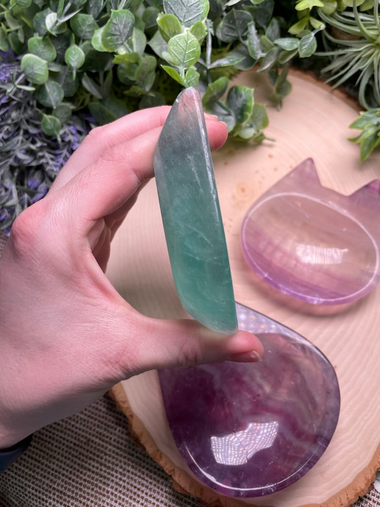 Fluorite Cat Bowl