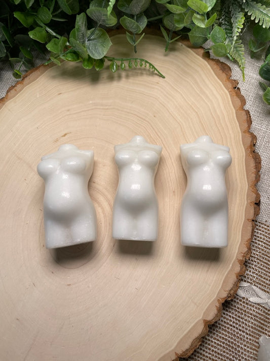 Synthetic White Jade Pregnant Lady Body