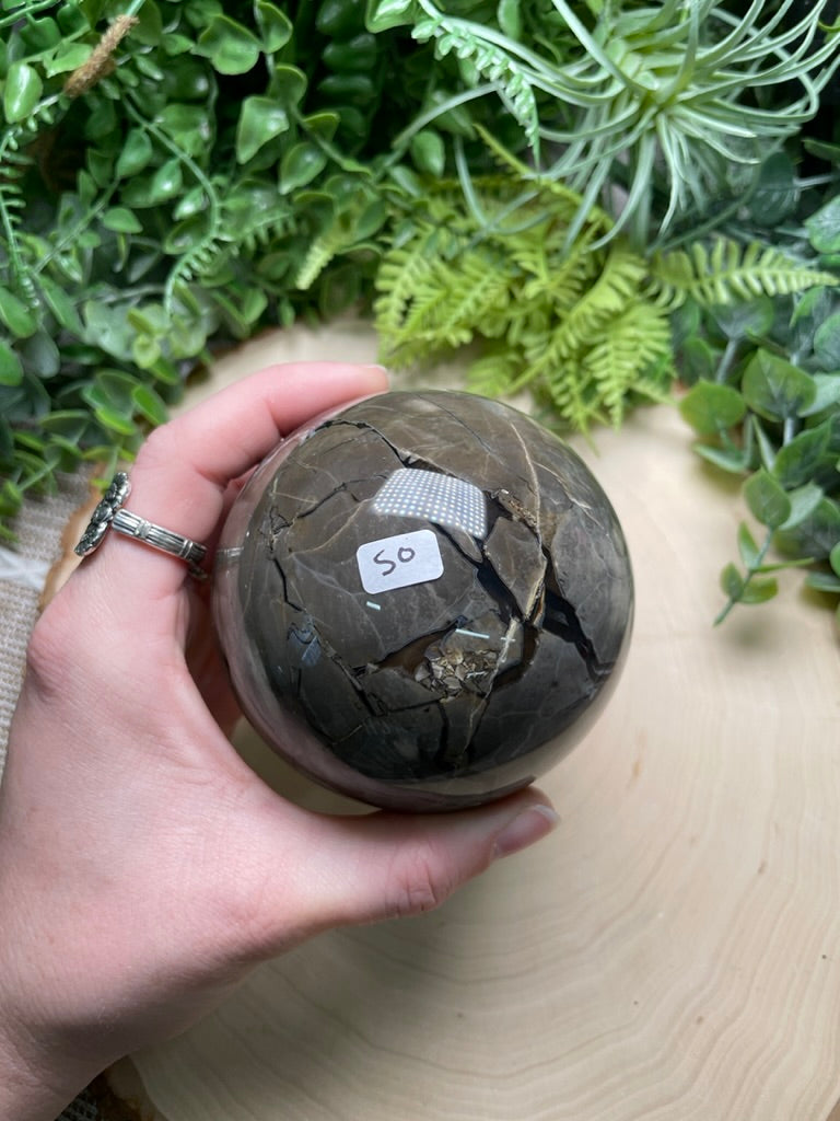 Volcano Agate Sphere