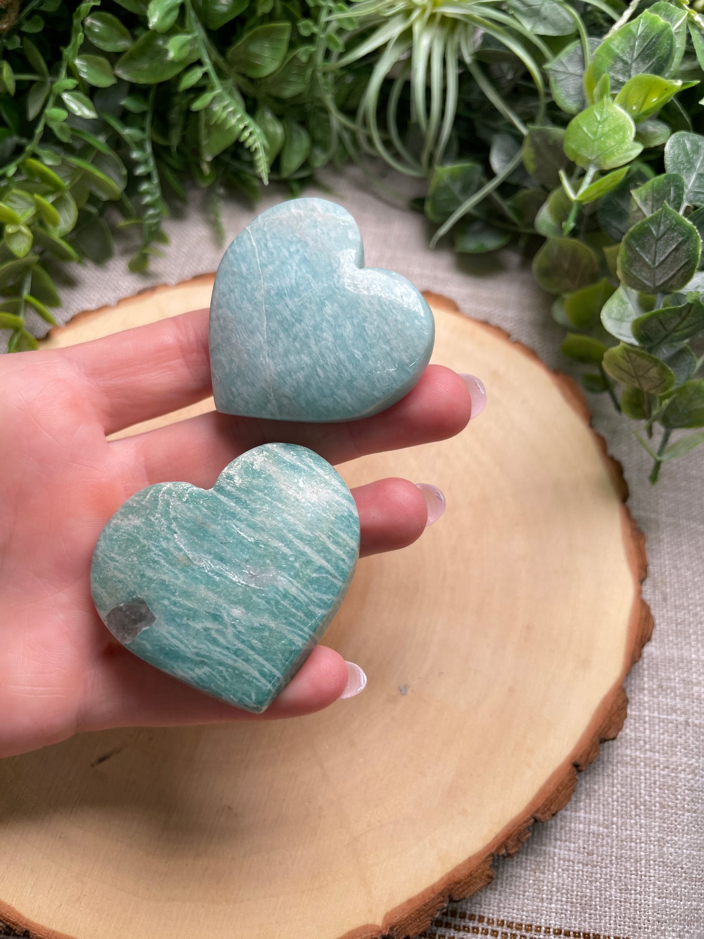 Amazonite Heart