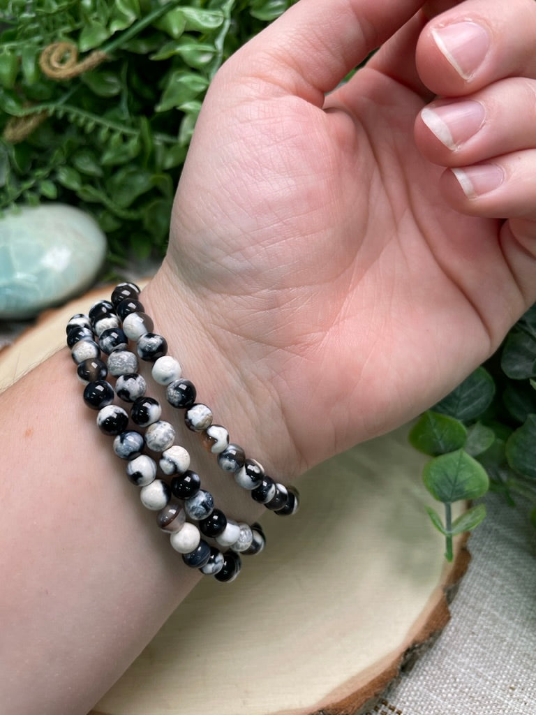 Orca Agate Bracelet