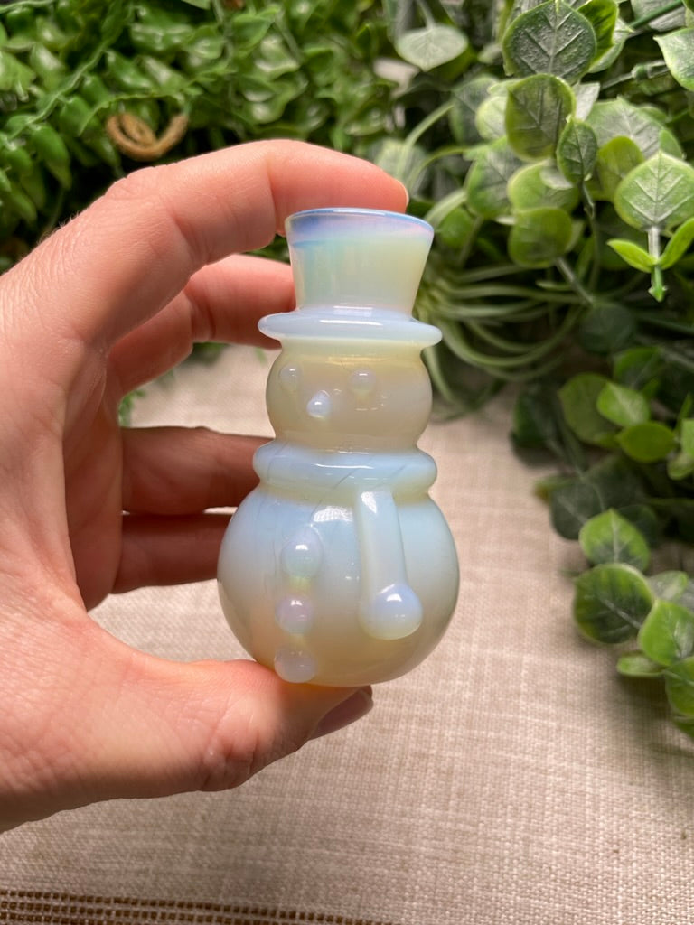 Opalite Snowman (manmade)