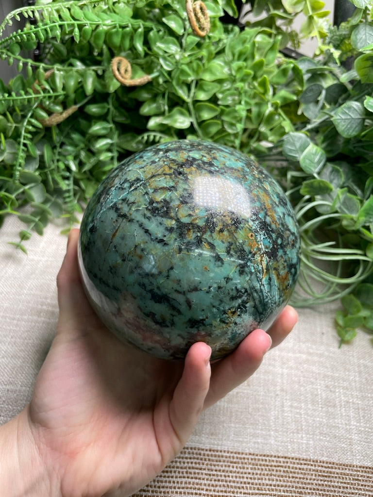 XL Chrysocolla Sphere