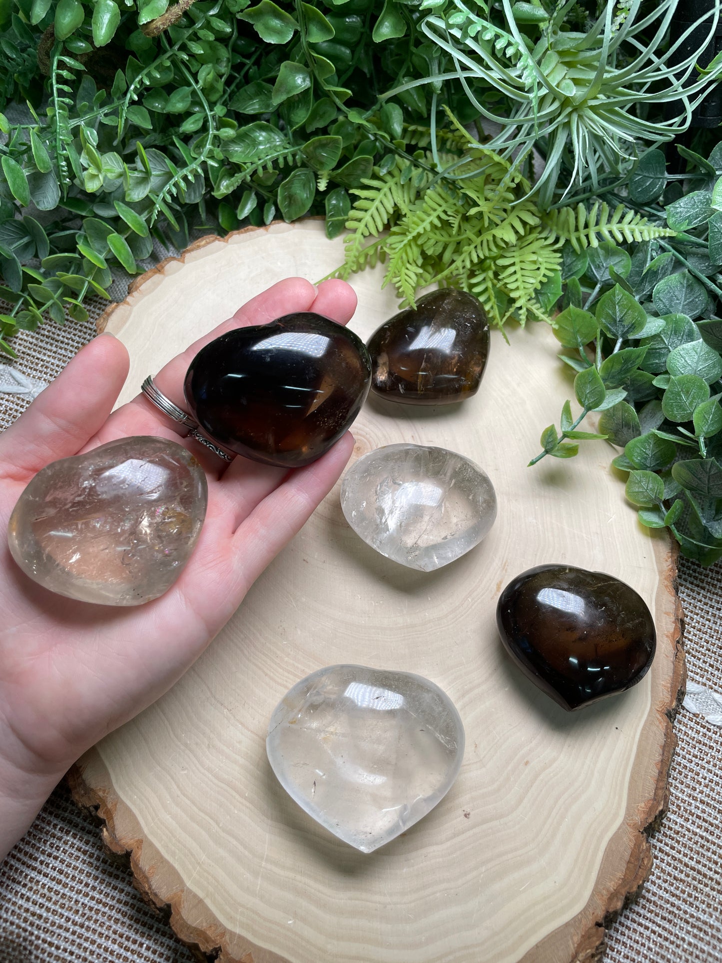 Smoky Quartz Heart