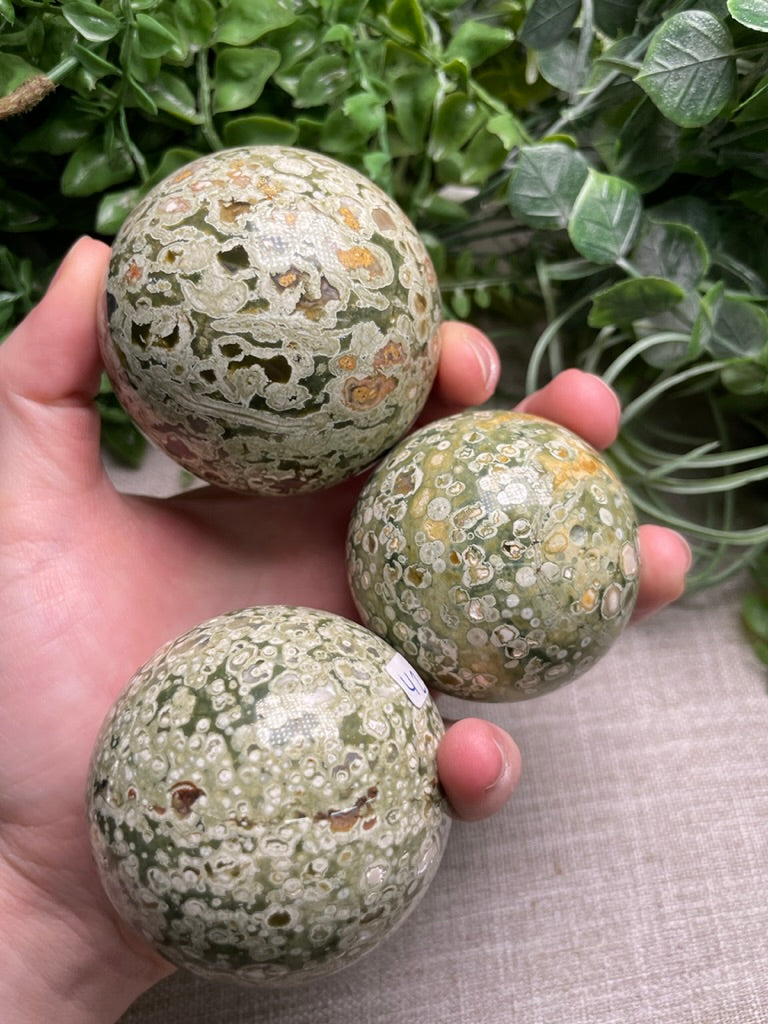 Rainforest Jasper Sphere