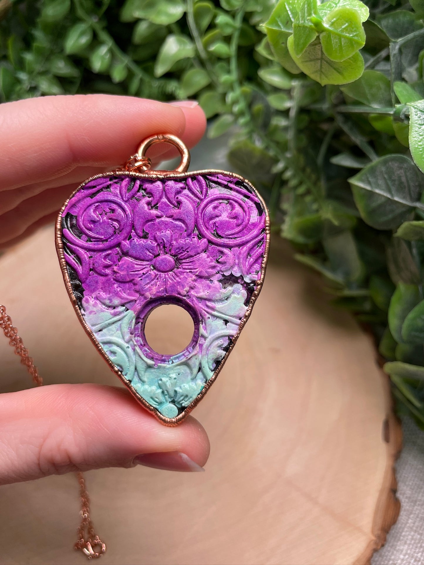 Resin Planchette Necklace