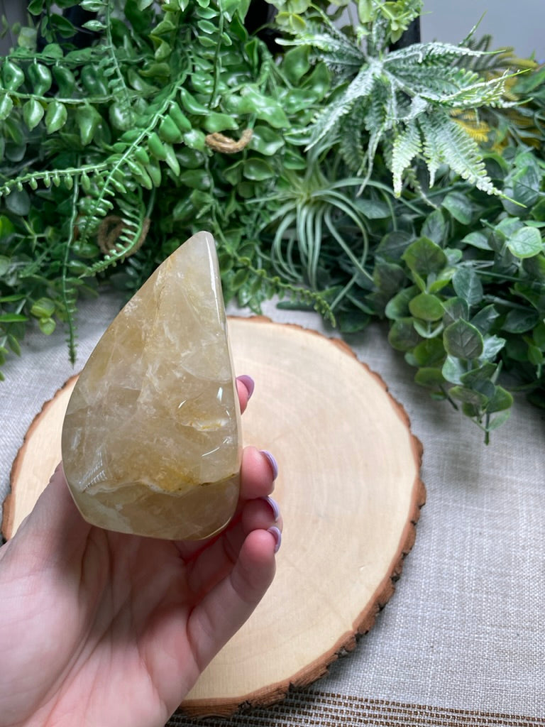 Golden Healer Quartz Flame