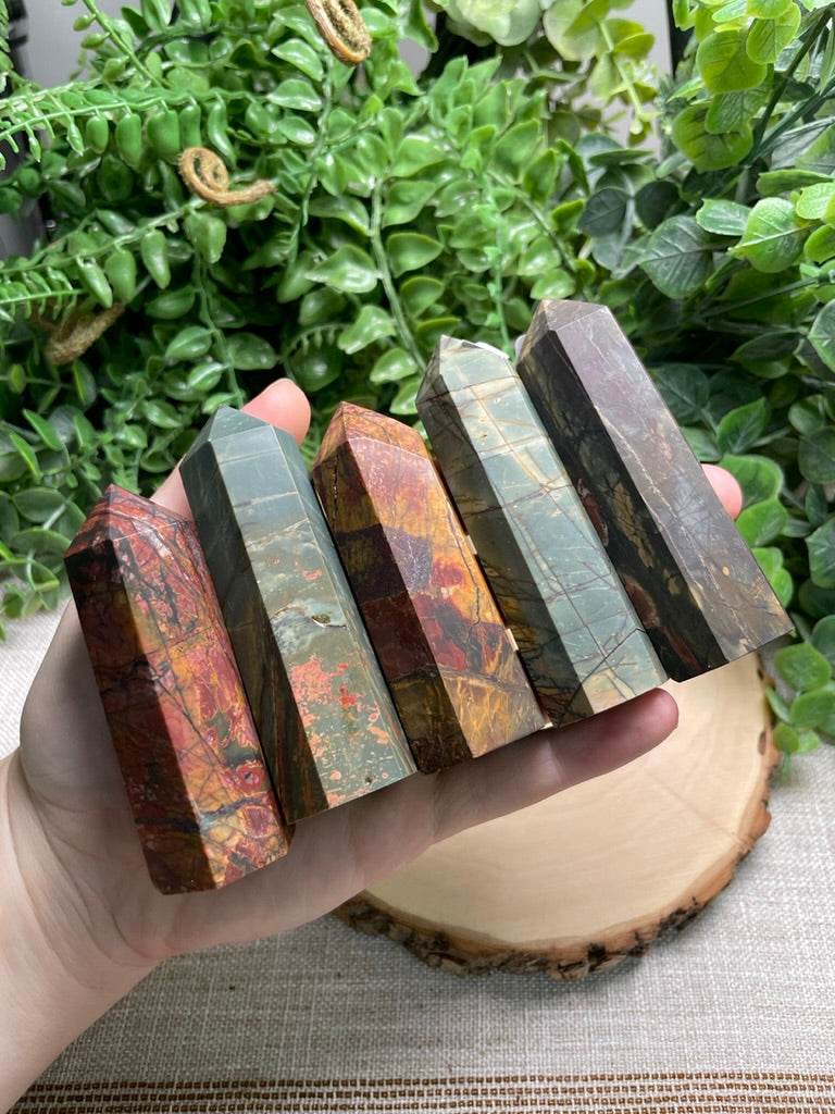 Polychrome Jasper Tower