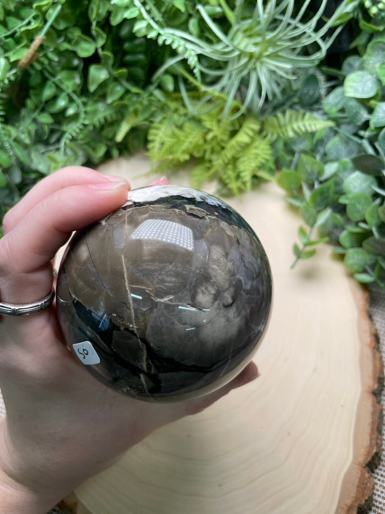 Volcano Agate Sphere