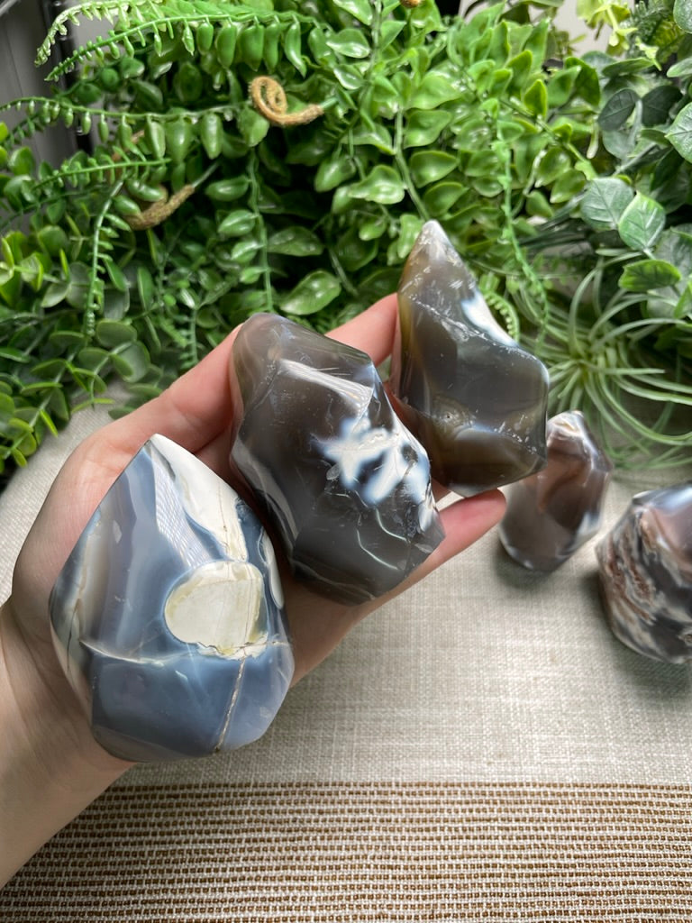 Orca Agate Flame