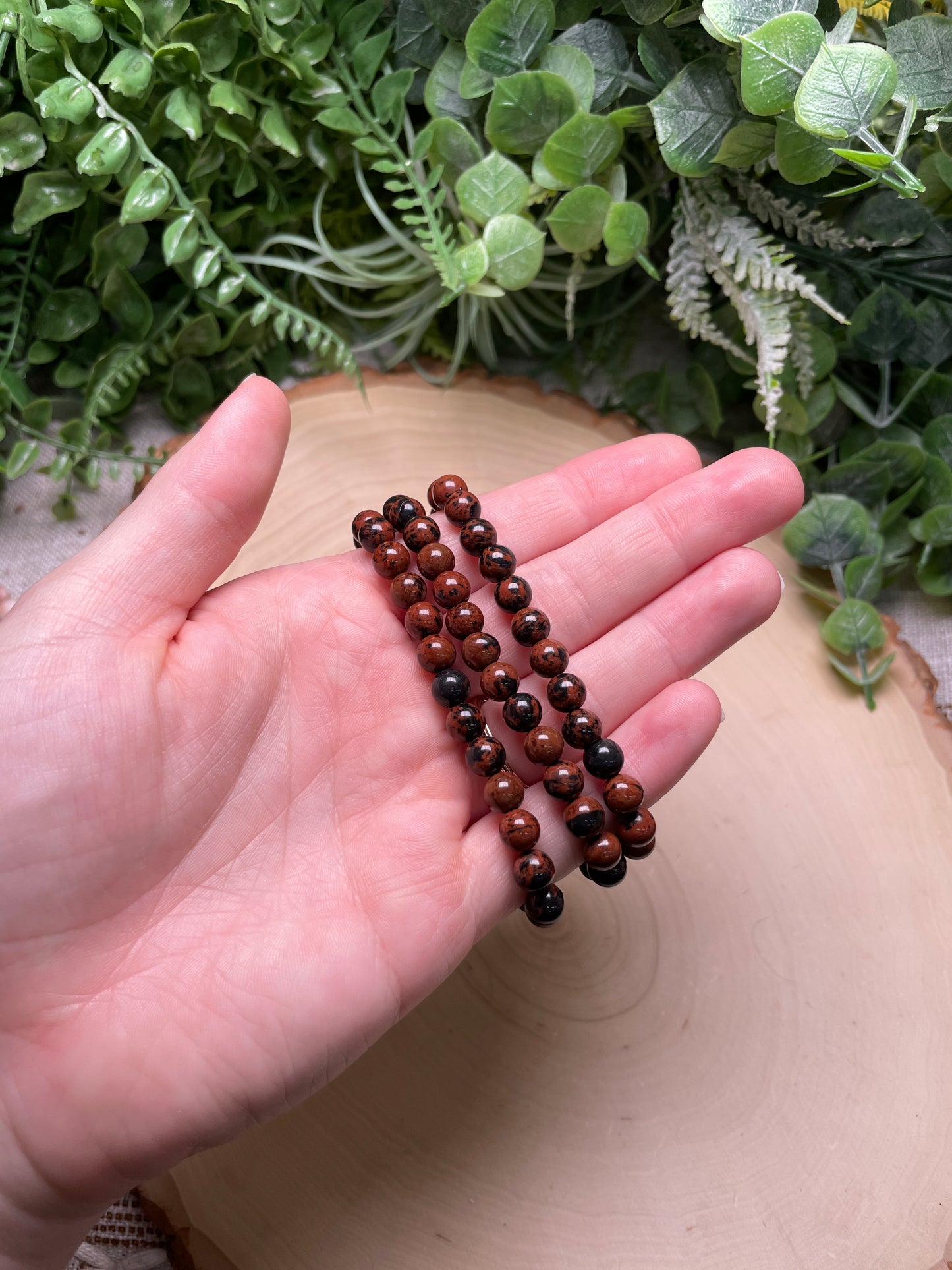 Red Obsidian Bracelet