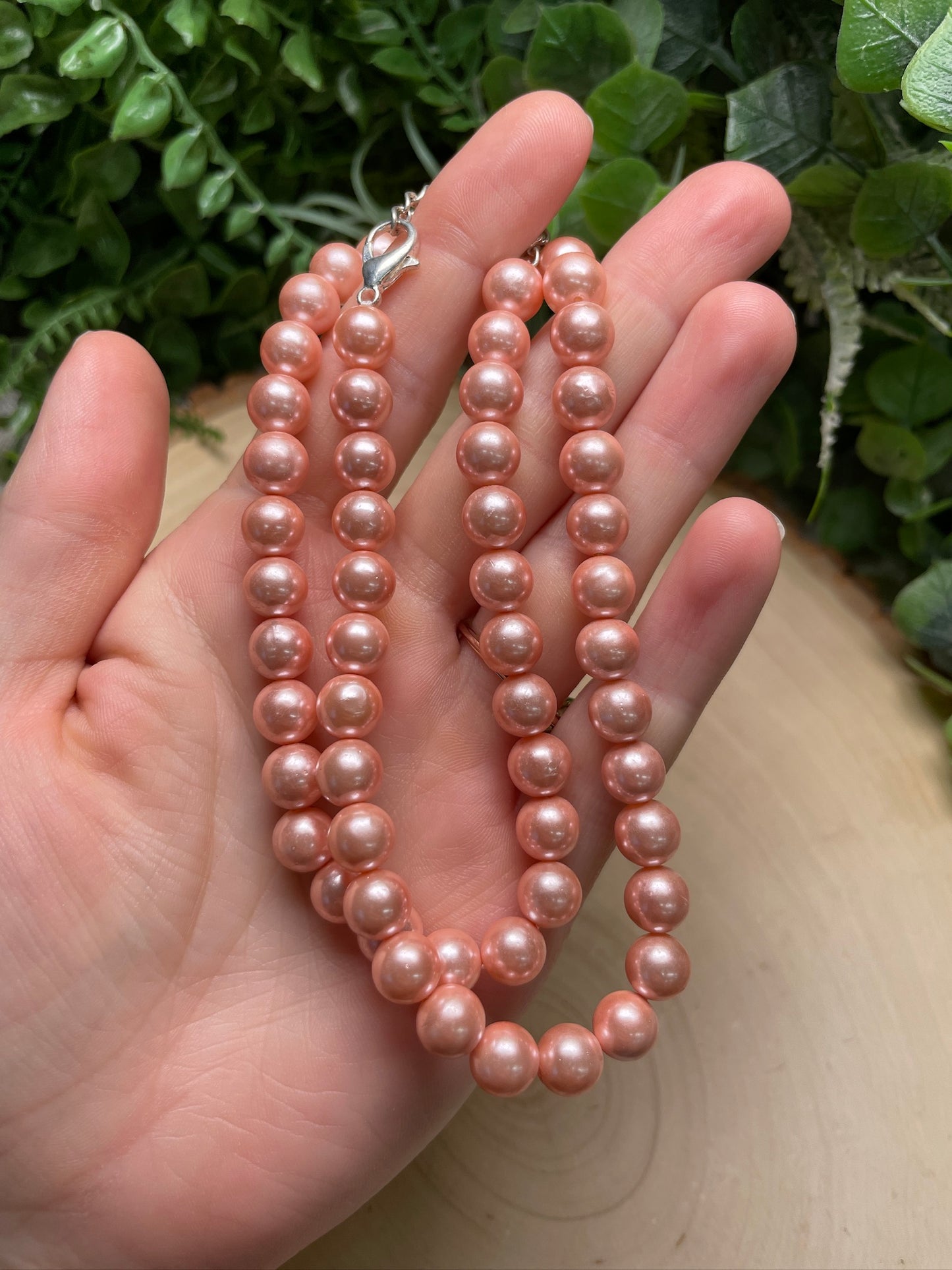 Faux Pearl Necklace