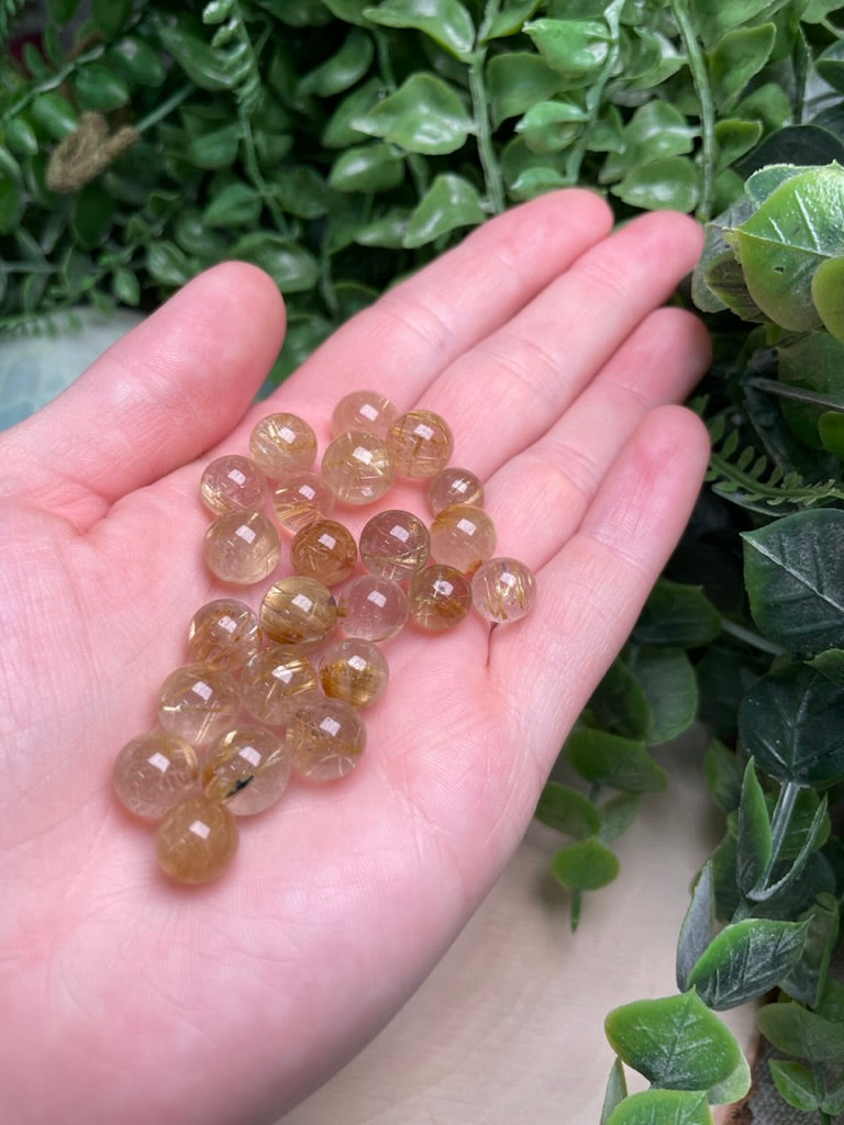 Golden Rutile Quartz Sphere