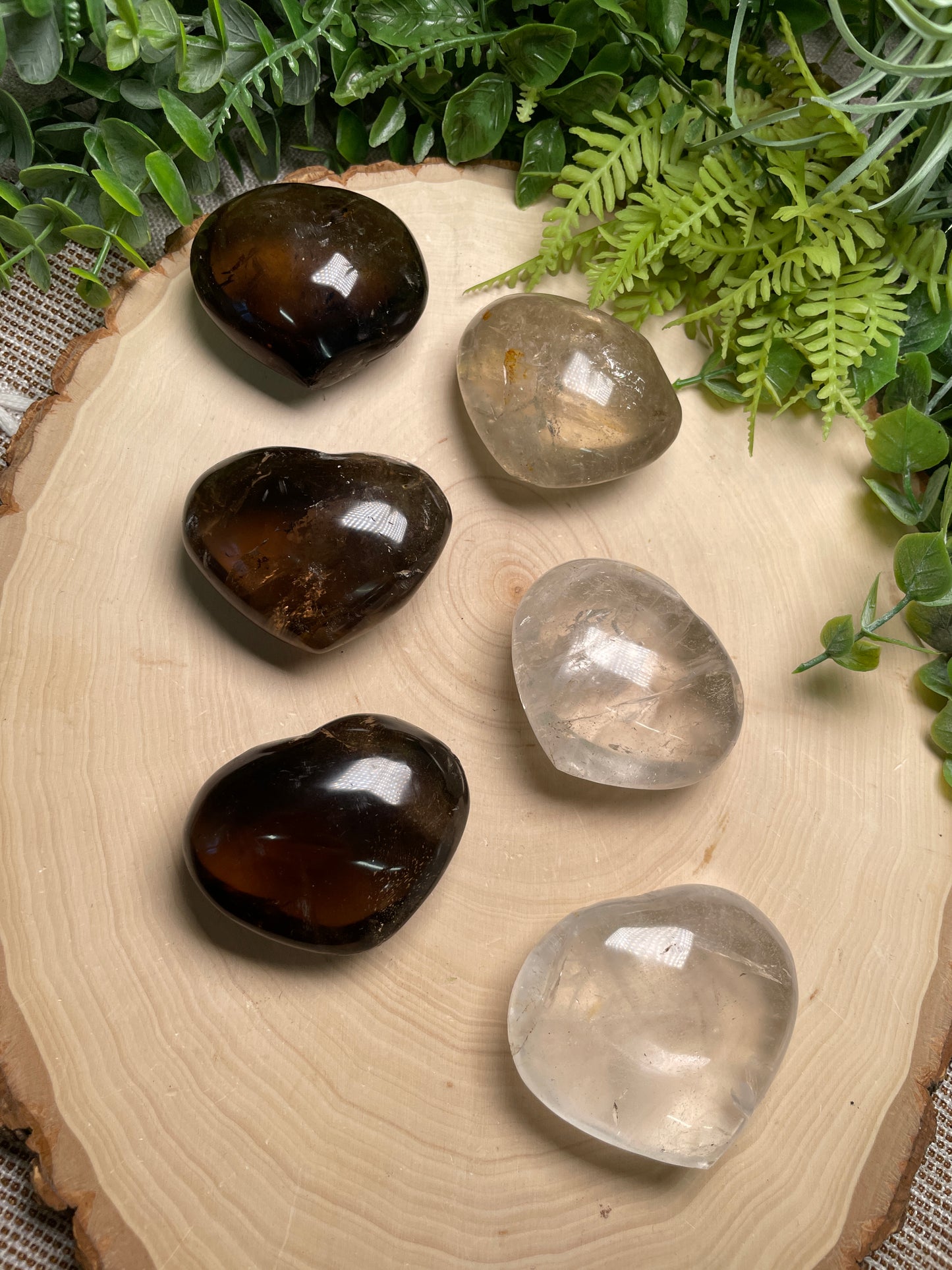 Smoky Quartz Heart